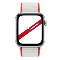 百亿补贴：苹果 Apple iWatch8原装表带运动回环编织表带ultra2白彩虹