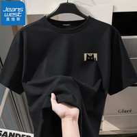  JEANSWEST/真维斯 纯棉 男士短袖T恤