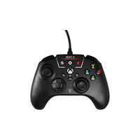 乌龟海岸乌龟海岸（Turtle Beach）游戏手柄 专为XBOX系列，PC设计的有线手柄 脚步增强 侧音瞄准调整 React-R黑