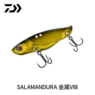 达亿瓦（DAIWA）25SALAMANDURA 火蜥蜴金属VIB 远投路亚饵铁板鲈鳜翘 黄背白身 11g 4.8cm 带钩