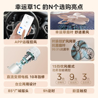 美的 Midea幸运草安睡风扇1C直流变频落地扇低噪柔风家用卧室30DS