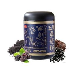 燕之坊 五黑粉桑葚黑芝麻粉500g五谷杂粮粉营养冲泡早餐冲饮代餐粉
