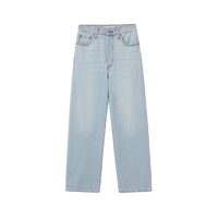 Levi's【商场同款】李维斯25年春夏新款女士高腰直筒牛仔裤72693