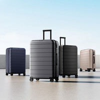 小米 Xiaomi 行李箱20英寸拉杆箱小型可登机箱PC旅行箱男女密码皮箱子灰色