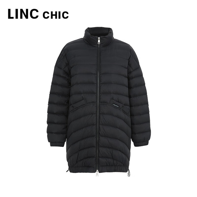 金羽杰 LINC Chic 女士中长款轻薄羽绒服 Y22802397