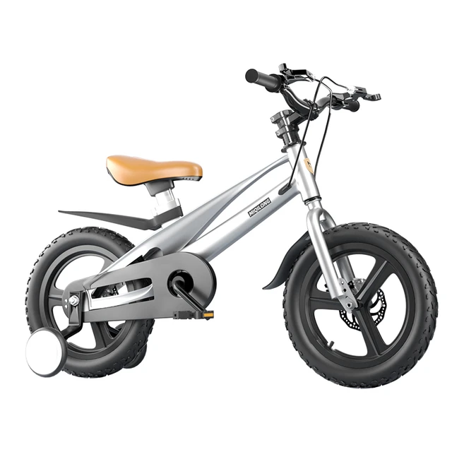 米奇龙儿童自行车3到6-8-12岁小男女孩脚踏单车镁合金超轻款