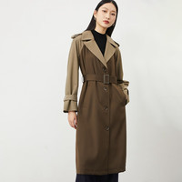 VEROMODA风衣外套女2023新款翻领H版型收腰简约气质美拉 -G10