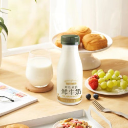 每日鲜语 鲜牛奶185ml*8瓶+高钙有机250ml*4瓶 12瓶