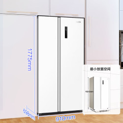 华凌 HR-610WKPZH1 风冷对开门冰箱 610L 极地白