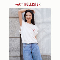 HOLLISTER25夏新款毛圈布情侣美式复古运动背心男女装KI322-5092
