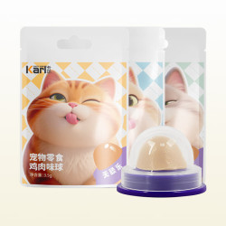 卡尔 Karl猫咪零食猫糖天舔乐固体营养能量球猫用宠物糖果陪伴解闷 鸡肉金枪鱼味 3个