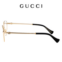 GucciGUCCI古驰眼镜框修颜猫眼男女显瘦近视架GG1595O 001金色 55尺寸