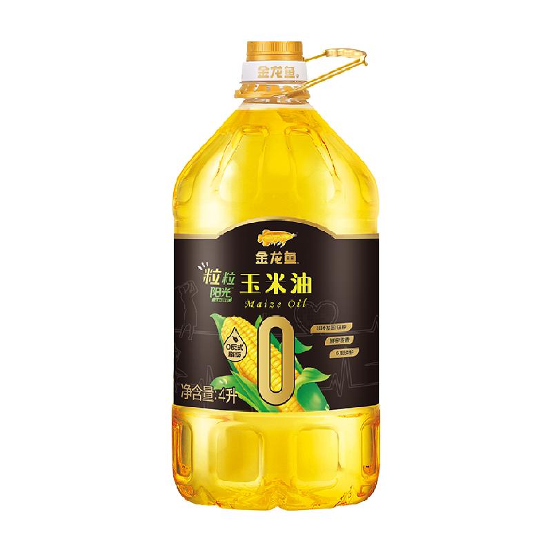 金龙鱼粒粒阳光零反玉米油4L非转基因压榨