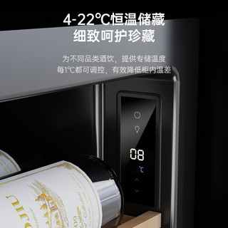 哈士奇HCK62升超薄冰箱嵌入式纤薄恒湿冷藏柜小型客厅酒饮料茶叶保鲜柜迷你小冰吧SC-62 【经典】62L冰吧款丨超薄嵌入式丨星空黑