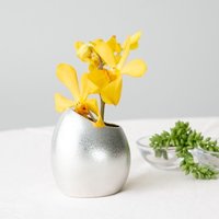 能作 NOUSAKU 花瓶-S H92W85D68 灰银色