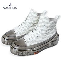  NAUTICA/诺帝卡 高帮厚底 男士板鞋