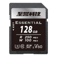 至誉科技 SD内存卡 U3 V60 6K高速相机存储卡 微单相机储存卡 读速250MB/s 写速100MB/s