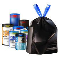 E-CLEAN e洁 自动收口垃圾袋100只 （45*50cm）
