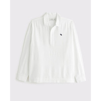 ABERCROMBIE & FITCH男装25春夏新款经典小麋鹿老钱风亚麻混纺长袖衬衫KI125-5180