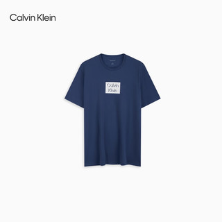  /Calvin Klein 镂空字母胶印 男士针织短袖T恤