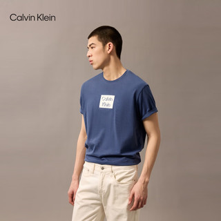  /Calvin Klein 镂空字母胶印 男士针织短袖T恤