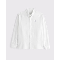ABERCROMBIE & FITCH【李现同款】男装25春夏新款经典小麋鹿亚麻混纺衬衫KI125-5085
