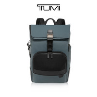 TUMI/途明Harrison男士双肩包商务哑光翻盖双肩包电脑包【男士】 内华达深灰色/06602021DNVG
