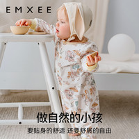 嫚熙（EMXEE）果果衣丝柔果棉婴儿连体衣宝宝爬服纯棉新生儿 梦幻乐园【对襟】不含头饰 90cm （1-2岁，体重9.5-13kg）