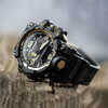 CASIO 卡西欧 旗舰店 卡西欧大泥王黑金手表男G-SHOCK限量太阳能运动手表电波六重