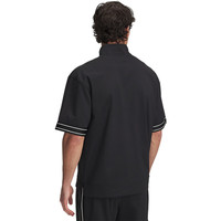 安德玛（UNDERARMOUR）春夏Courtside男子弹性篮球运动衬衫1390122 黑色001 3XL