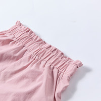 笛莎（DEESHA）童装儿童女童短裤2025夏季中大童休闲舒适速干工装短裤 烟粉 100