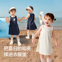 巴拉巴拉 女童连衣裙宝宝裙子Polo背心裙新款夏装洋气时髦甜美