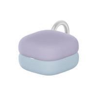 索尼 SONY LinkBuds Fit 多彩配件 侧翼撑架 保护套  (非耳机） 灰紫+灰蓝充电保护套