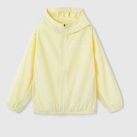 ASICS 亚瑟士 男女UPF50+冰蝉翼防晒服梭织透气外套 黄色 175