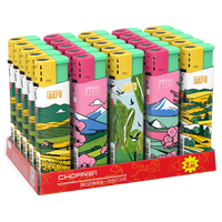 超凡一次性防风打火机蓝焰直冲商超零售同款 Z5见春天30支装