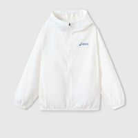 ASICS 亚瑟士 超值神车！！男女UPF50+冰蝉翼梭织透气防晒服 白色 175