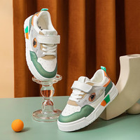 Kappa Kids卡帕儿童鞋男童运动板鞋女童鞋小白鞋春季新款学生休闲鞋子