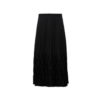 VEROMODA半身裙秋冬高腰A摆设计感百褶裙简约通勤百搭323316057 S59