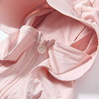 笛莎（DEESHA）【防晒凉感】笛莎童装儿童女童2025夏季中大童防晒服外套 奶油粉 140