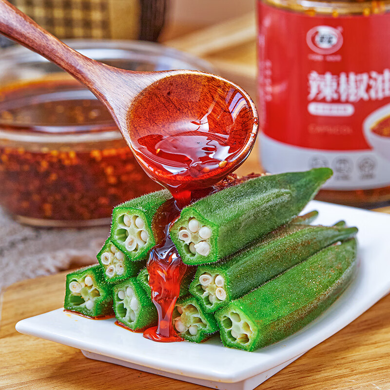 翠宏 薄盐辣椒油 200g*4瓶 红油凉拌菜调味料
