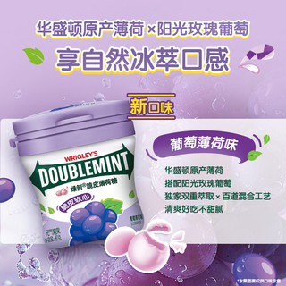 DOUBLEMINT/绿箭 葡萄薄荷味脆皮软心糖 80g*1瓶