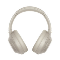 索尼 SONY WH-1000XM4 耳罩式头戴式动圈降噪蓝牙耳机 铂金银