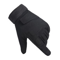 登山半指机车手套男春夏季户外骑行防护透气全指半指战术手套 S