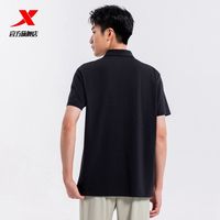 XTEP特步短袖男POLO衫休闲风透气轻薄T恤