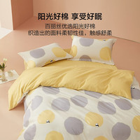 百丽丝水星家纺出品三四件套都市条格全棉印花三/四件套纯棉床上四件套 全棉印花套件 床单款 ()