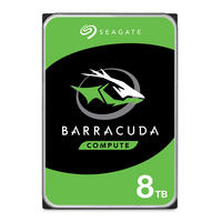 希捷 8TB 台式机硬盘 5400转 256MB 机械硬盘 SATA 希捷酷鱼系列 电脑硬盘 3.5英寸 ST8000DM004