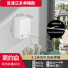 礼奈 隐形晾衣绳室内免打孔晾衣架伸缩晒衣神器钢丝阳台卫生间收缩抽拉 日系单绳