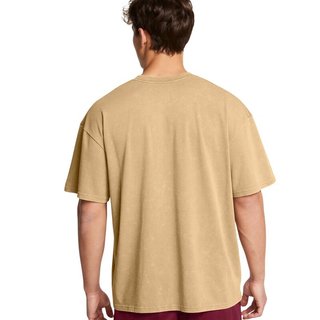 安德玛（UNDERARMOUR）春夏男子高克重运动休闲短袖T恤1389147 骆驼棕263 3XL