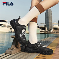 FILA 斐乐女鞋OAKMONT SANDAL摩登凉鞋2025夏欧客漫凉鞋 黑-BK 39