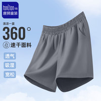  唐狮童装 棉感柔软 女童牛仔短裤